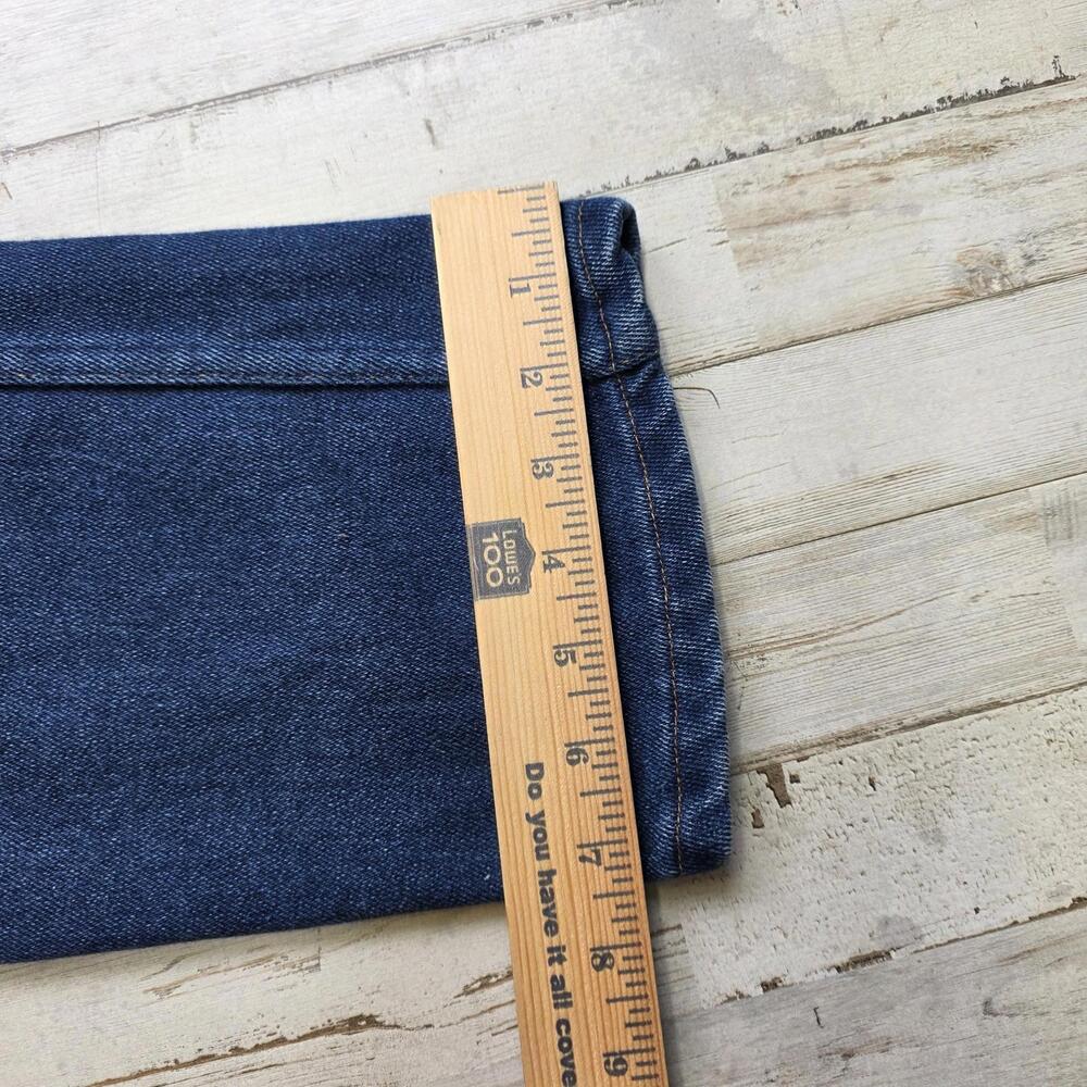 Vintage 70s Wrangler Jeans Women No Fault Denim High Waist MOM 14x32 Fits 28" - Picture 10 of 10